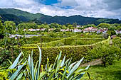 Azzorre - Isola Sao Miguel. La cittadina di Furnas. 